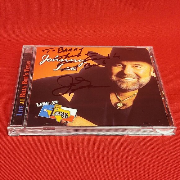 Johnny Lee Live At Billy Bobs Texas CD 2002 Signed - Picture 3 of 8